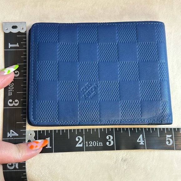 LOUIS VUITTON Damier Infini Multiple Wallet Neptune - Picture 14 of 14